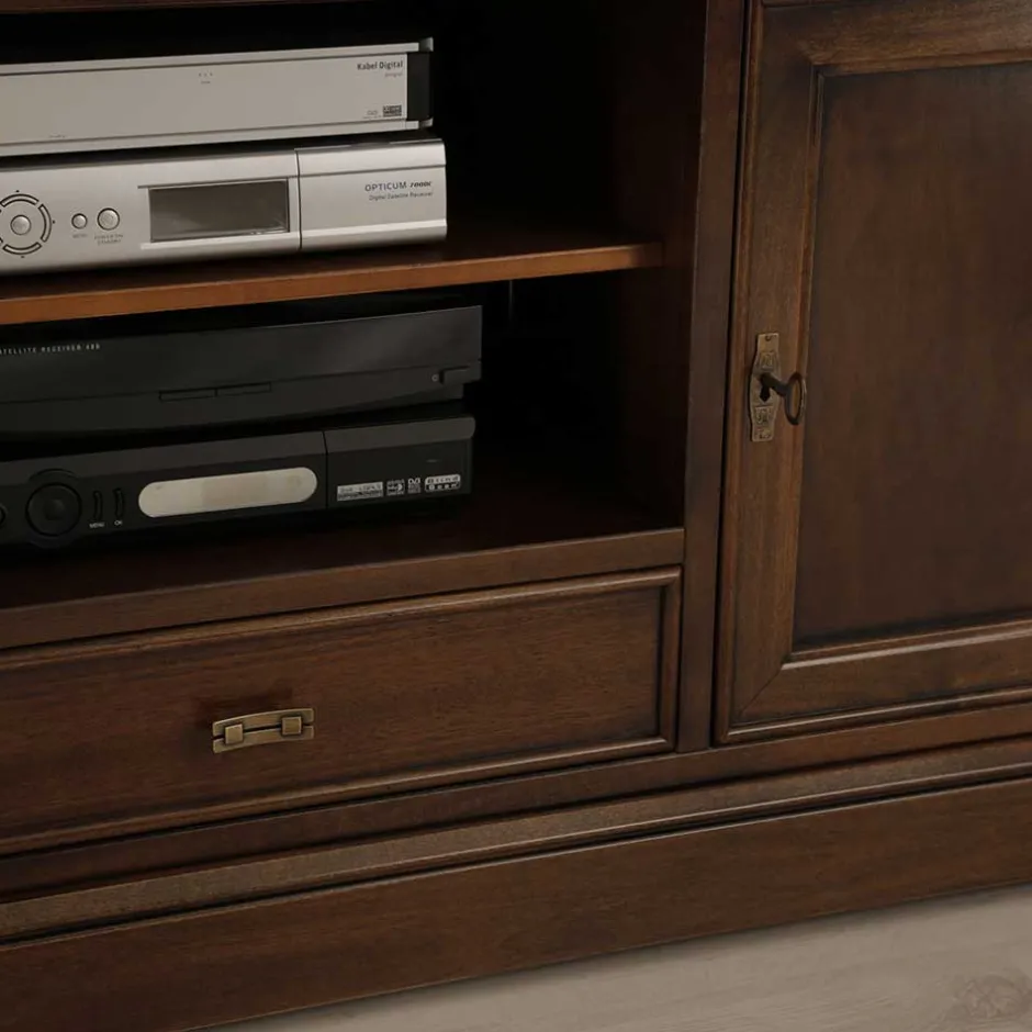 TV Kommode in Walnussfarben Antik - Istefanio^Wohnen