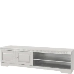 Wohnen TV Kommode in Weiß lasiert - Auricos