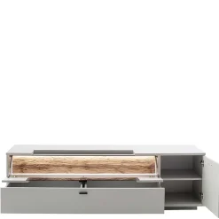 Wohnen TV Lowboard & Vitrine & Wandboard Set - Apulco (dreiteilig)