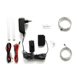 Wohnen TV Lowboard & Vitrine & Wandboard Set - Apulco (dreiteilig)