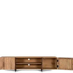 TV Lowboard aus Akazienholz und Metall - Bastima^Wohnen New