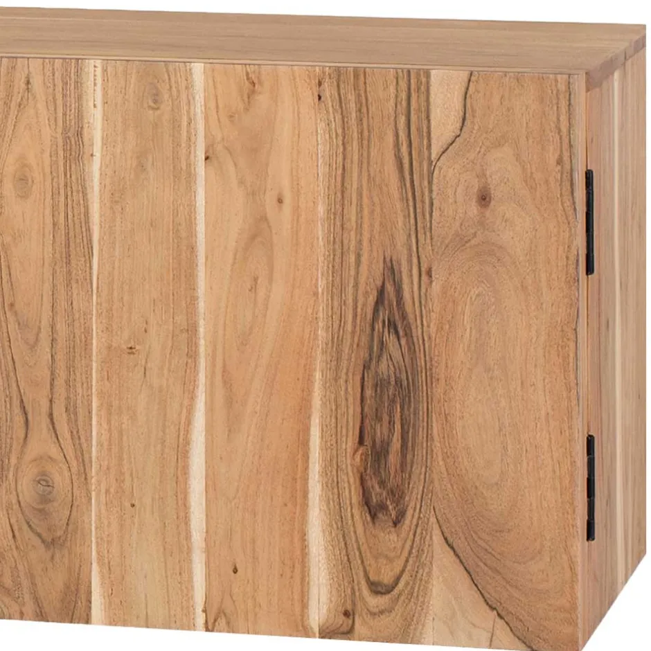 TV Lowboard aus Akazienholz und Metall - Bastima^Wohnen New