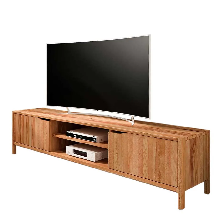TV Lowboard aus Kernbuche Massivholz - Lana^Wohnen Discount