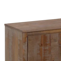 Wohnen TV Lowboard aus massiver Kiefer Dunkel - Lavagna