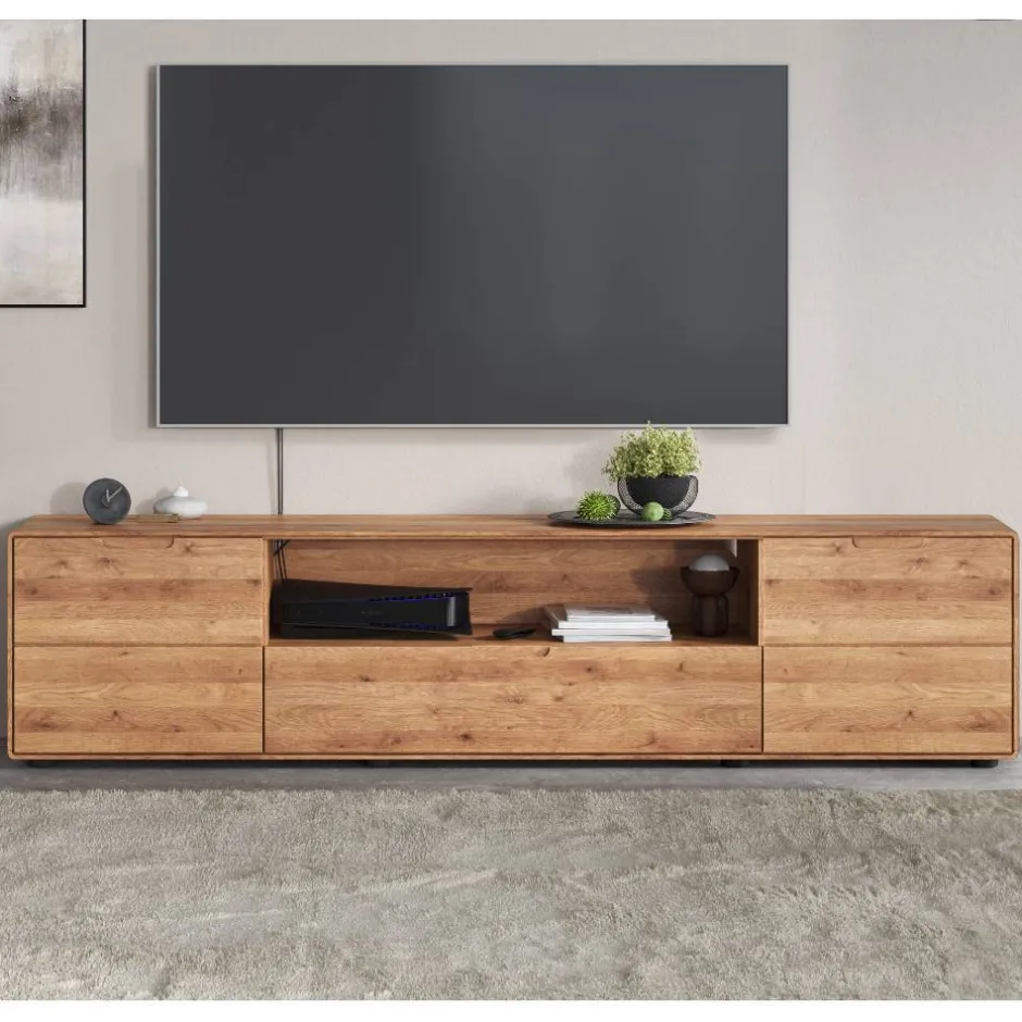 TV Lowboard aus Massivholz Wildeiche - Holiday^Wohnen Sale