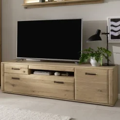 TV Lowboard in Asteiche Hell - Jevedaz^Wohnen Outlet