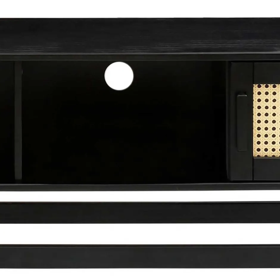 TV Lowboard in Dunkelbraun mit Wiener Geflecht - Santiana^Wohnen Hot