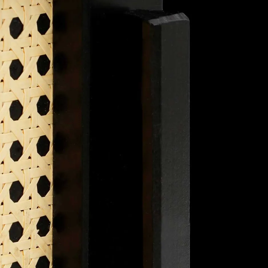 TV Lowboard in Dunkelbraun mit Wiener Geflecht - Santiana^Wohnen Hot