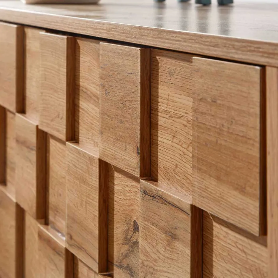 TV Lowboard in Eiche Holzoptik - Senba^Wohnen New