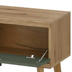 TV Lowboard in Graugrün und Wildeiche - Oliva^Wohnen Discount