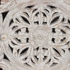 TV Lowboard in Mangoholz White Wash - Fudorus^Wohnen Discount