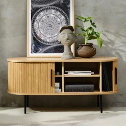 TV Lowboard in ovalem Design - Teorina^Wohnen Hot