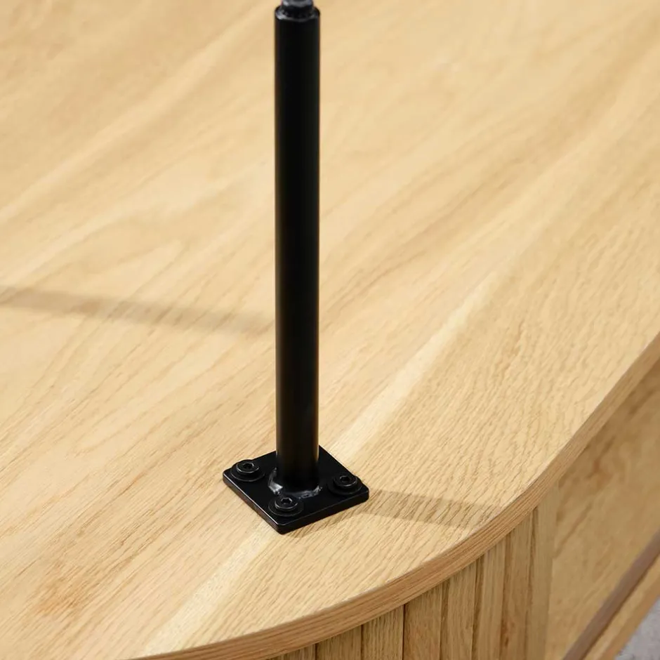 TV Lowboard in ovalem Design - Teorina^Wohnen Hot