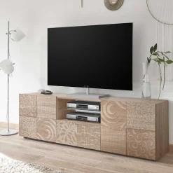 TV Lowboard mit Muster Print - Bielvas^Wohnen