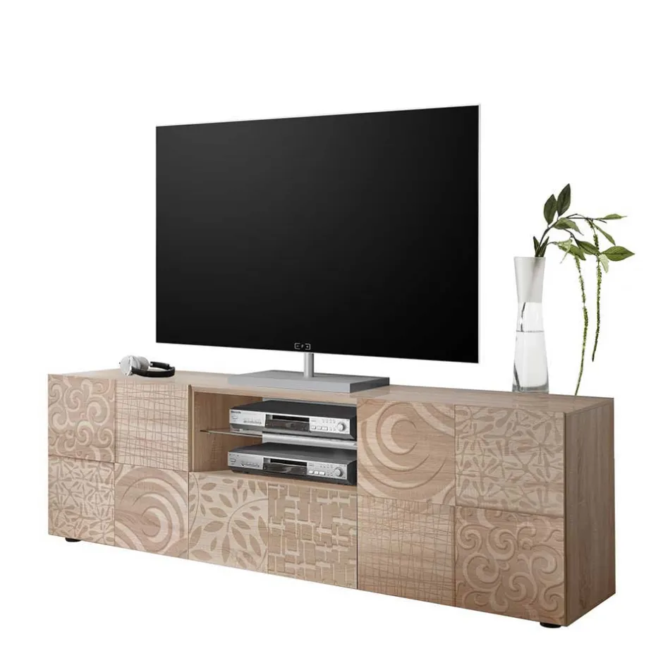TV Lowboard mit Muster Print - Bielvas^Wohnen