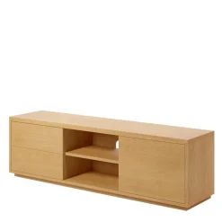 Wohnen TV Lowboard mit zwei Schubladen & Tür - Elastian