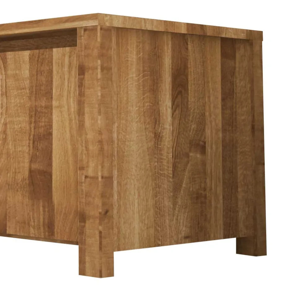 Wohnen TV Lowboard Nadalia aus Wildeiche Massivholz