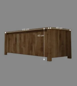 Wohnen TV Lowboard Nadalia aus Wildeiche Massivholz