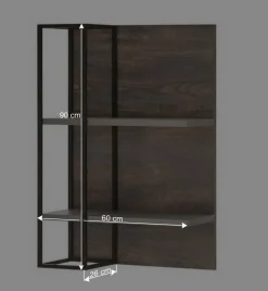 TV Lowboard und Wandregal Set - Mundo (zweiteilig)^Wohnen Discount