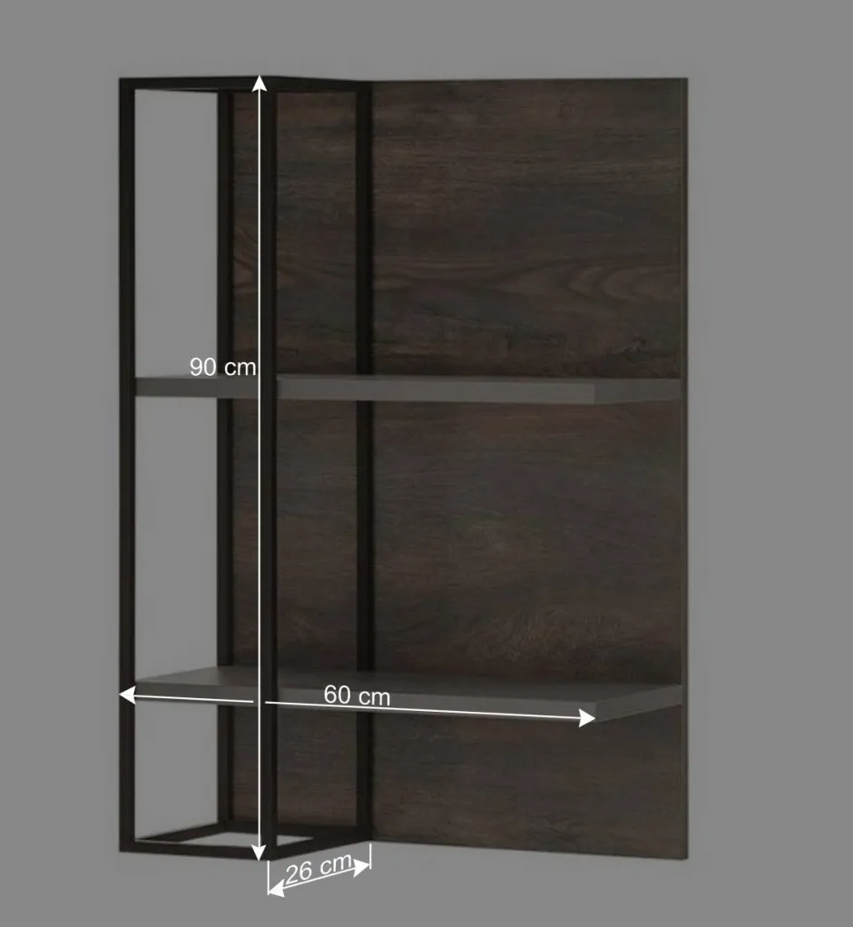 TV Lowboard und Wandregal Set - Mundo (zweiteilig)^Wohnen Discount