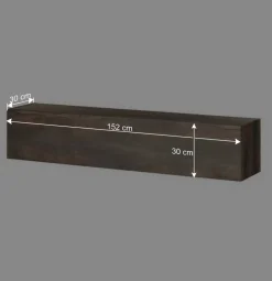 TV Lowboard und zwei Hängeschränke Set - Mundo (dreiteilig)^Wohnen New