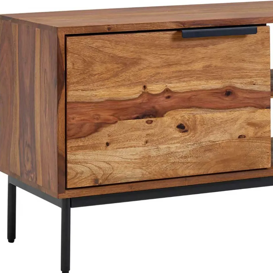 Wohnen TV Schrank aus Sheesham Massivholz - Placer