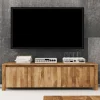 Wohnen TV Sideboard Nadalia aus Wildeiche Massivholz