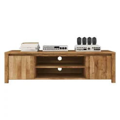 Wohnen TV Tisch Nadalia aus Wildeiche Massivholz