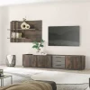 TV Unterschrank & Wandboard Set - Mundo (zweiteilig)^Wohnen