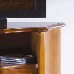 Wohnen TV Unterschrank im Barock Stil Dentro Nussbaumfarben