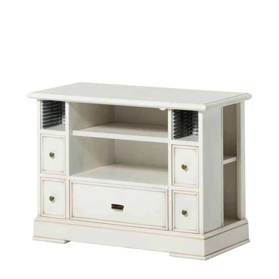Wohnen TV Unterschrank in Antikweiß - Annot