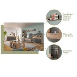 TV Unterschrank in der Größe 130x53x48 cm - Lucios^Wohnen Best