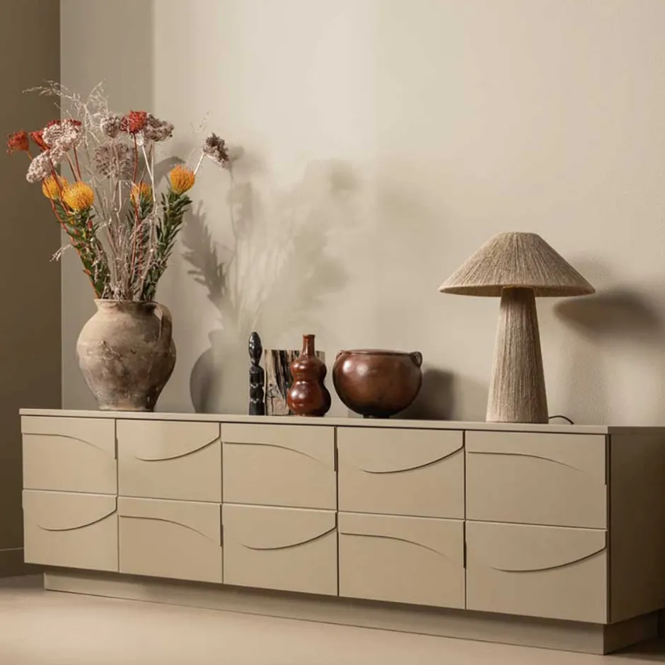 Wohnen TV Unterschrank in Schlammfarben - Ophra