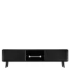 TV Unterschrank in Schwarz aus Eiche - Arathan^Wohnen Best