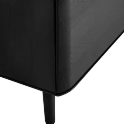 TV Unterschrank in Schwarz aus Eiche - Arathan^Wohnen Best