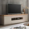 TV Unterschrank in Taupe & Akazie - Anja^Wohnen Outlet