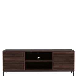 Wohnen TV Unterschrank in Walnuss Holzoptik - Teleska