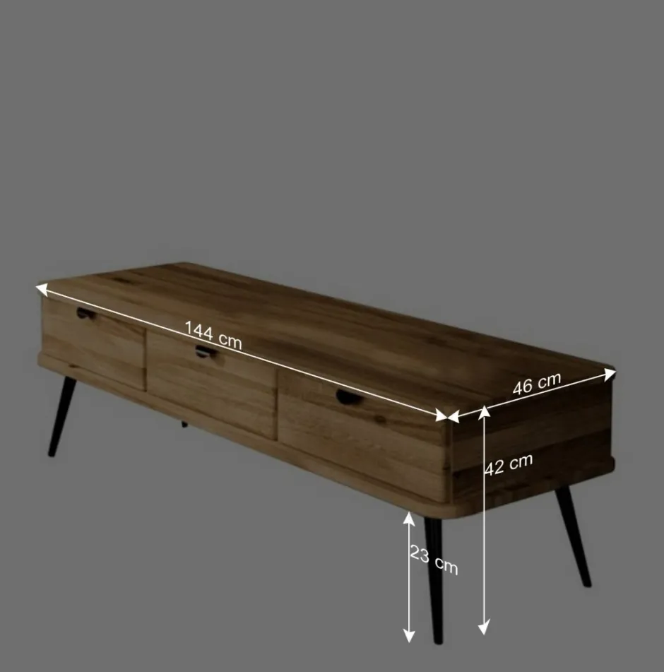 TV Unterschrank mit drei Schubladen - Casarius^Wohnen Clearance