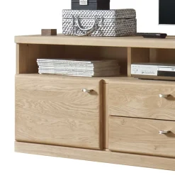 Wohnen TV Unterschrank Smonia aus Wildeiche Bianco