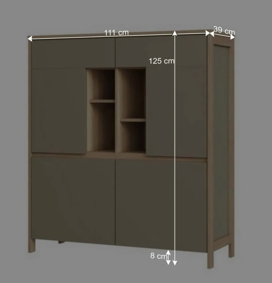 TV Wohnwand in Eukalyptus und Eiche Optik - Promo (dreiteilig)^Wohnen New