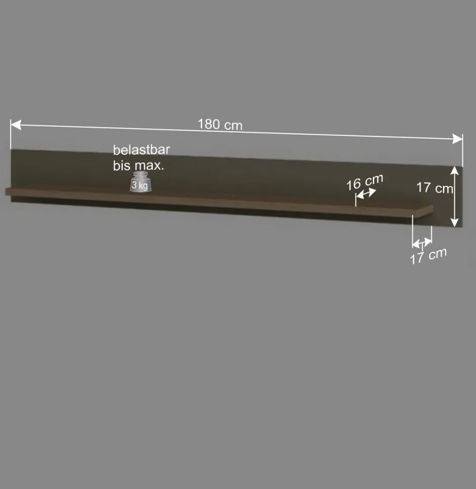 TV Wohnwand in Eukalyptus und Eiche Optik - Promo (dreiteilig)^Wohnen New