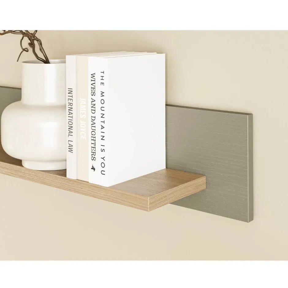 TV Wohnwand in Eukalyptus und Eiche Optik - Promo (dreiteilig)^Wohnen New