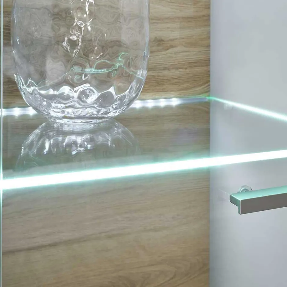 TV Wohnwand in Hellgrau & Zinneiche - Lioscas (fünfteilig)^Wohnen Online