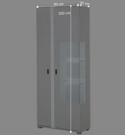 TV Wohnwand Kombi mit Licht - Tirol (dreiteilig)^Wohnen Online