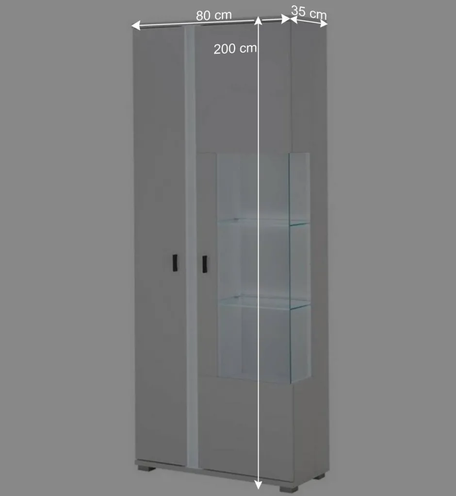 TV Wohnwand Kombi mit Licht - Tirol (dreiteilig)^Wohnen Online