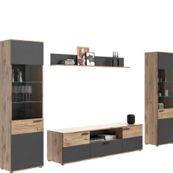 TV Wohnwand Möbel Kombination - Lucios (vierteilig)^Wohnen Outlet