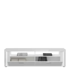 Wohnen TV Wohnwand Möbel mit LED Set - Gomata (vierteilig)