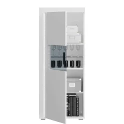 Wohnen TV Wohnwand Möbel mit LED Set - Gomata (vierteilig)