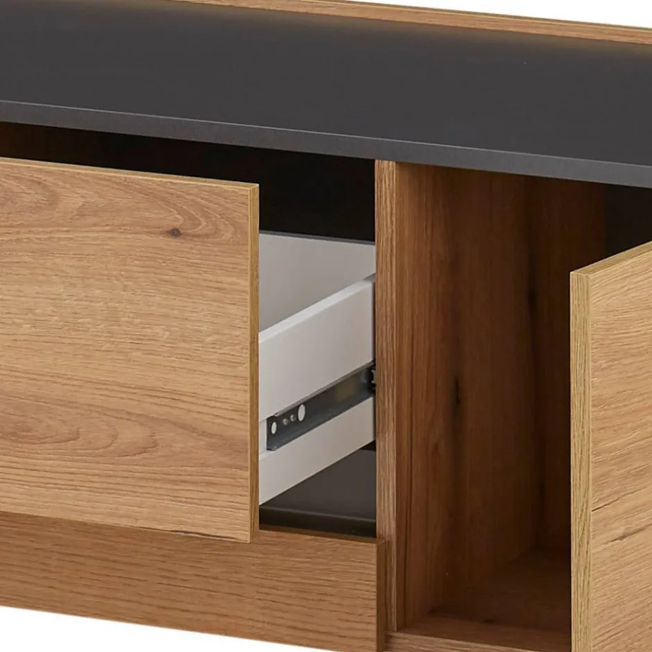 Wohnen TV Wohnwand Möbel Set - Colomania (vierteilig)