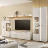 Wohnen TV Wohnwand Möbelkombi mit LED - Racelyn (vierteilig)